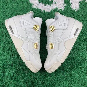 Women’s Air Jordan 4 Retro Metallic Gold Women’s Size 7.5 NEW AQ9129-170